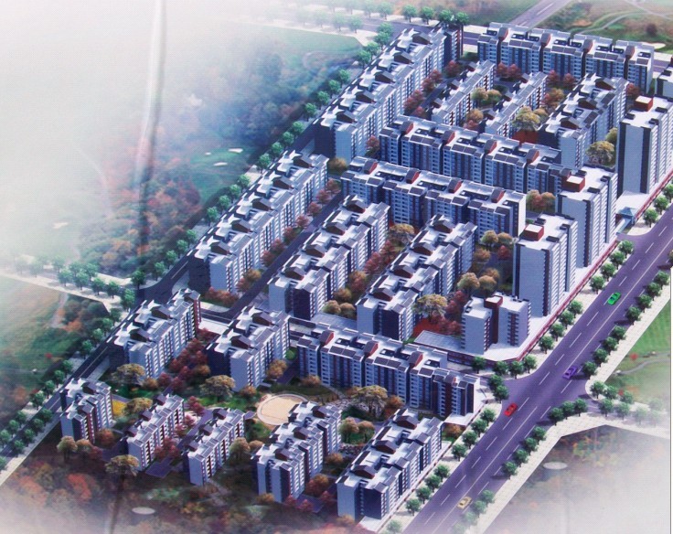 乐至·在水一方——外墙弹性拉毛漆